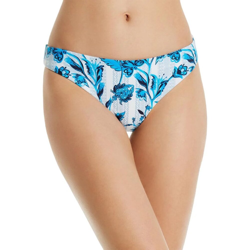 NWT Red Carter Floral Beach Bikini Swim Bottom